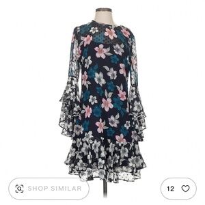 Eliza J Party Cocktail Dress with Flutter Sleeve Women’s Size 4 Small